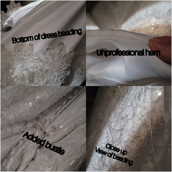 David's Bridal Wedding Dress Style CT2406 - Picture 7 of 8